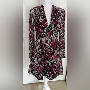Armani Exchange Long Sleeve Print Dress - Size 6